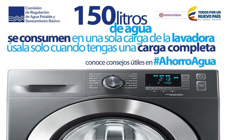 Campaña CRA: Lavadora con carga completa